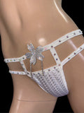 White Cage style top and thong