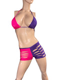 Exotic Pink and Purple short and top