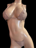 Exotic Brown leopard Bikini