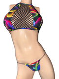 Exotic Halter top and thong