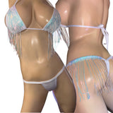Exotic Dancer White bikini