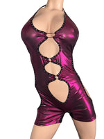 Exotic Dancer Plum Color Bodysuit