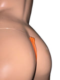 Exotic Neon Orange Bikini
