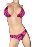 Exotic Dancer Pink Zebra 3 Piece set