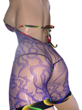 Exotic Purple Romperwith thong