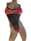 Neon prints bodysuit.