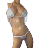 Exotic Dancer White bikini