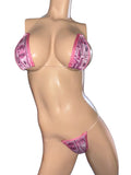 Exotic Dancer Pink Money Micro Bikini