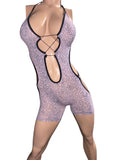 Exotic Pink Leopard Rompers