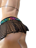 Exotic Dancer Skirt Top and Thong