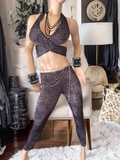 Exotic Leopard leggings and top