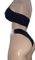 Exotic Dancer Black Bodysuit