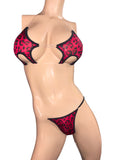 Exotic Bikini Red Cheetah