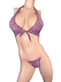 Exotic Halter top and Thong