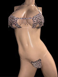 Exotic Cheetah Prints Top and Thong
