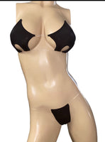 Exotic dancer Black Bikini