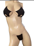 Exotic dancer Black Bikini