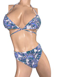 Exotic Bandanna Prints high Waist thong and top