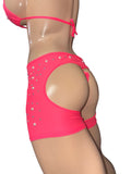 Exotic Chaps thong and top
