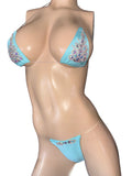 Exotic Baby Blue Bikini