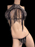 Exotic Halter top and Thong