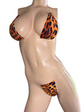 Exotic cheetah print Short set
