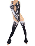 Flower bodysuit with legs