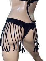 Exotic Dancer Black Booty Short and top