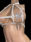 White Cage style top and thong