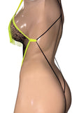Exotic Dancer Black Net bodysuit