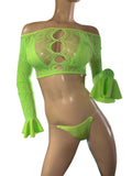 Exotic Neon Green 3 Piece set