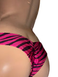 Exotic Dancer Pink Zebra 3 Piece set