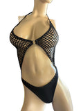 Exotic Dancer Black Bodysuit