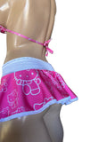 Exotic Dancer Skirt top and Thong