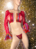 Exotic Dancer Red set