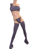 Cheetah Prints Legs top and Thong