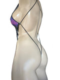 Exotic Dancer Purple and Pink Bodysuit