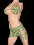 Exotic Short top and thong