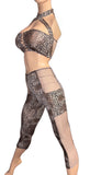 leopard Prints leggings with top