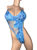 Exotic Dancer Blue Bodysuit