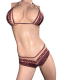 Exotic Short top and thong