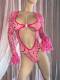 Exotic Dancer Pink Bodysuit
