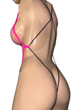 Hot Pink Net Bodysuit