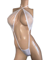 White Slingshot Bodysuit