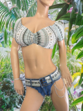 Exotic Dancer Jean Short and top
