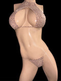 Exotic Halter top and Thong