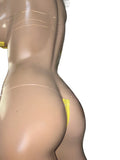 Exotic Dancer Yellow Bikini