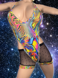 Exotic Dancer Colorful Romper