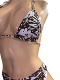 Exotic Brown and white 2 Piece