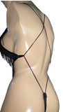 Exotic Dancer Black Bodysuit